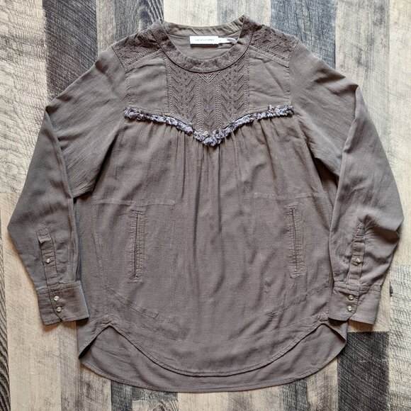 Isabel Marant Etoile Florent Fringe Mini Dress Embroidered - Picture 2 of 7